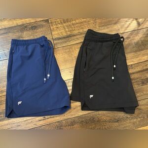 TWO pair of Fabletics 5” shorts
